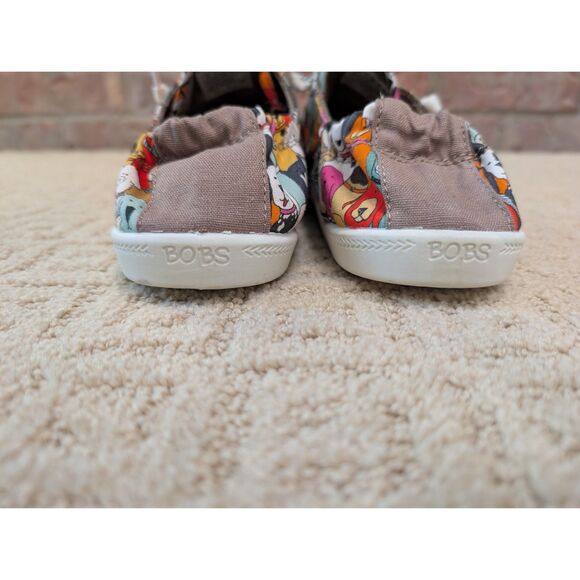 NWT Skechers Bob's For Dogs Shoes Women Size 10 Allover Dog Print Lace Up 31965 - Picture 5 of 8